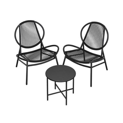 Balkonmeubelset - Set van 3 met tafel en 2 stoelen - Balkonset - Tuinset - De Vries Wonen